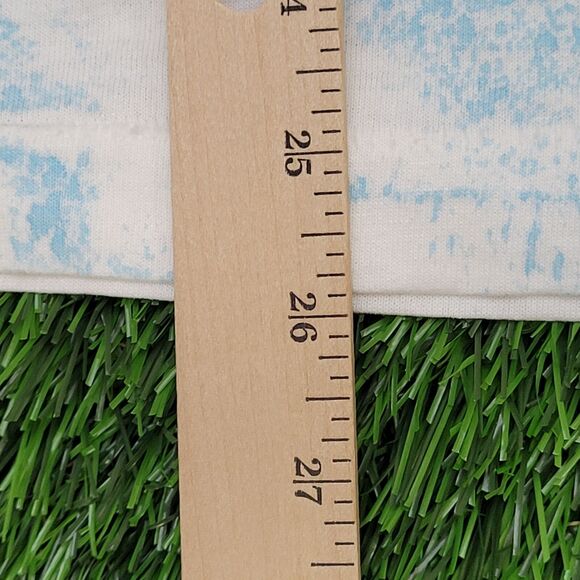 Vintage 90s Screen-Stars Shirt Womens M/L 19x26 Blue - Picture 10 of 10